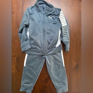 Puma Kids Gray Tracksuit size 2T